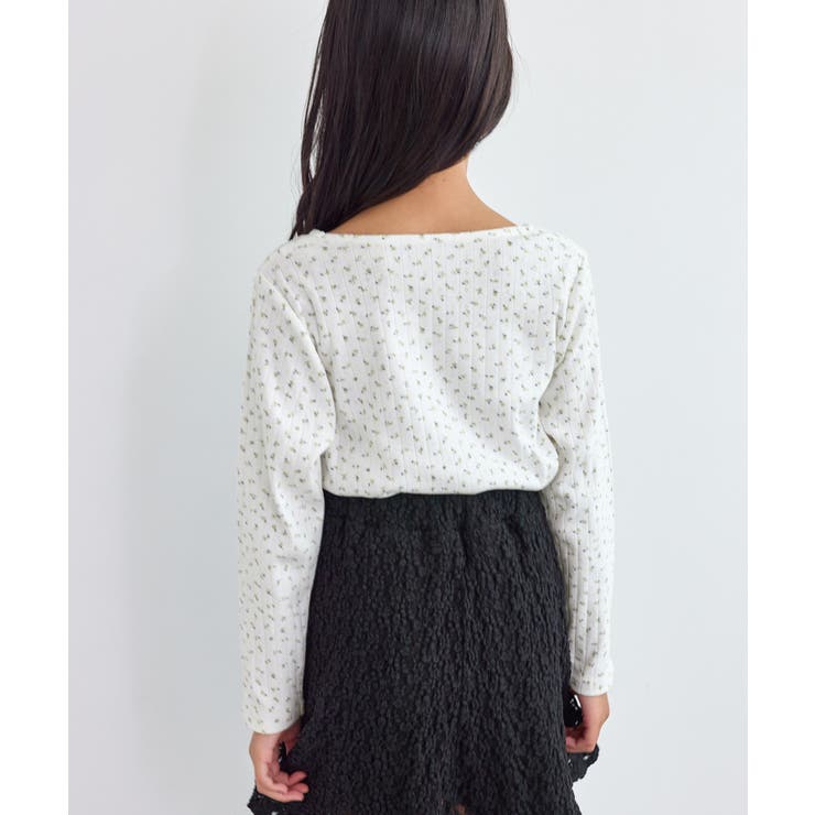 【KIDS/キッズ】プチフラワーレイヤード風プルオーバー | ROPE' PICNIC【KIDS】 | 詳細画像5 