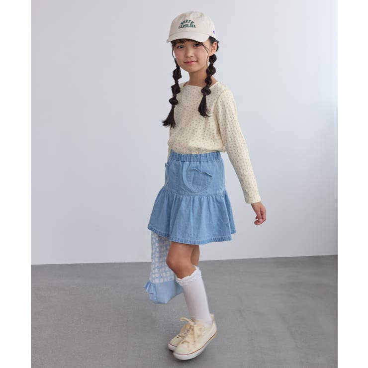 【KIDS/キッズ】プチフラワーレイヤード風プルオーバー | ROPE' PICNIC【KIDS】 | 詳細画像7 