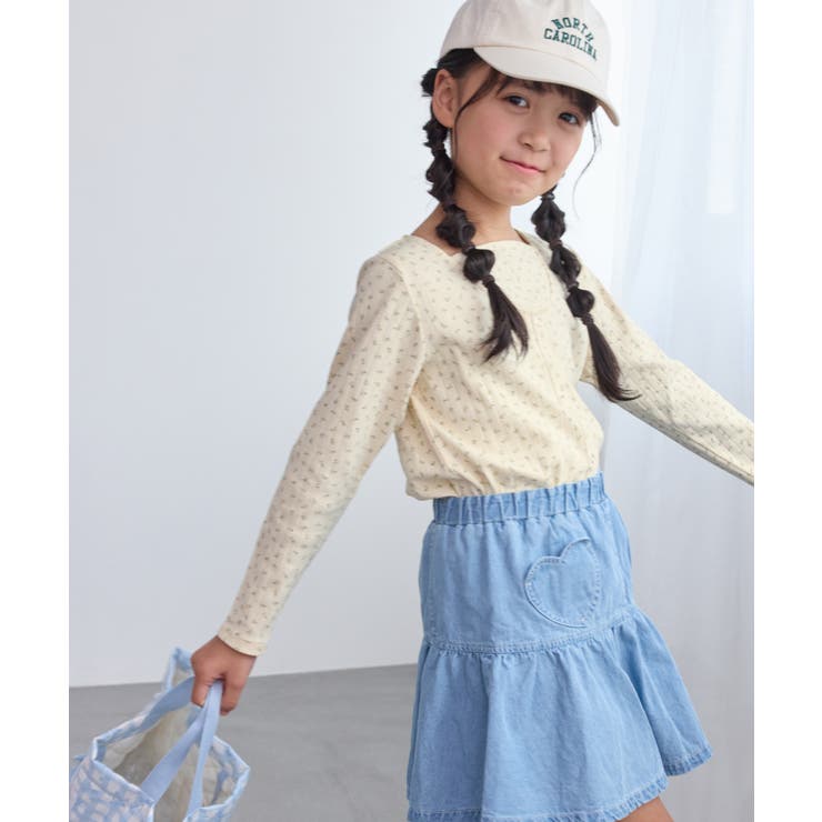 【KIDS/キッズ】プチフラワーレイヤード風プルオーバー | ROPE' PICNIC【KIDS】 | 詳細画像9 