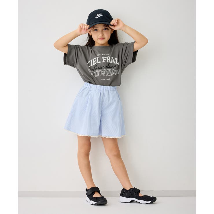 【KIDS/キッズ】ロゴオーバーサイズTシャツ/接触冷感 | ROPE' PICNIC【KIDS】 | 詳細画像2 