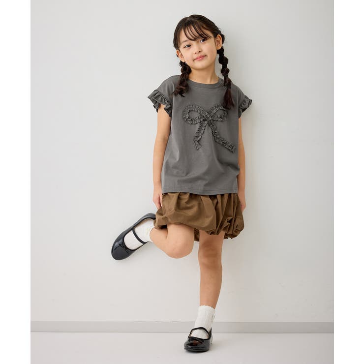 【KIDS/キッズ】フリルリボンTシャツ/接触冷感 | ROPE' PICNIC【KIDS】 | 詳細画像2 