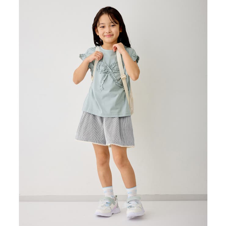 【KIDS/キッズ】フリルリボンTシャツ/接触冷感 | ROPE' PICNIC【KIDS】 | 詳細画像6 