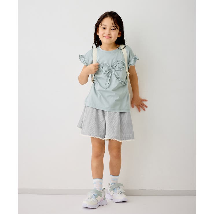 【KIDS/キッズ】フリルリボンTシャツ/接触冷感 | ROPE' PICNIC【KIDS】 | 詳細画像7 