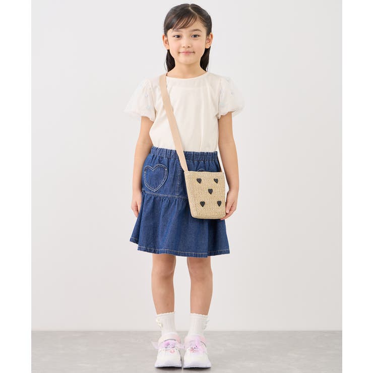 【KIDS/キッズ】フラワースリーブTシャツ/接触冷感 | ROPE' PICNIC【KIDS】 | 詳細画像12 