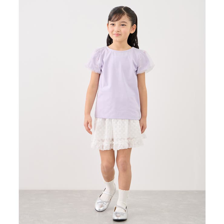 【KIDS/キッズ】フラワースリーブTシャツ/接触冷感 | ROPE' PICNIC【KIDS】 | 詳細画像18 