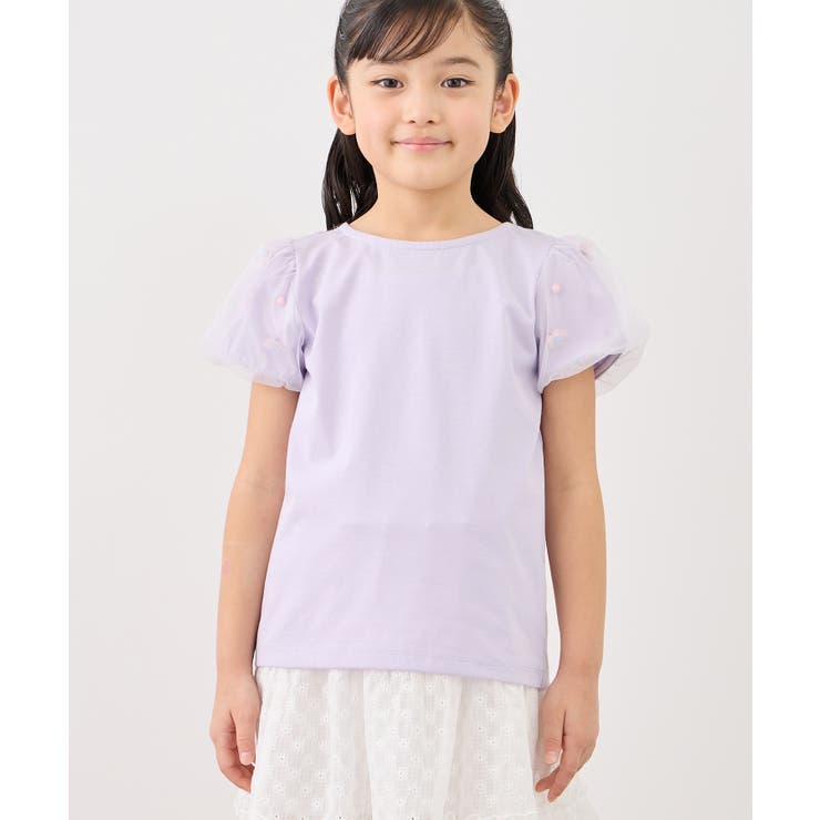 【KIDS/キッズ】フラワースリーブTシャツ/接触冷感 | ROPE' PICNIC【KIDS】 | 詳細画像19 