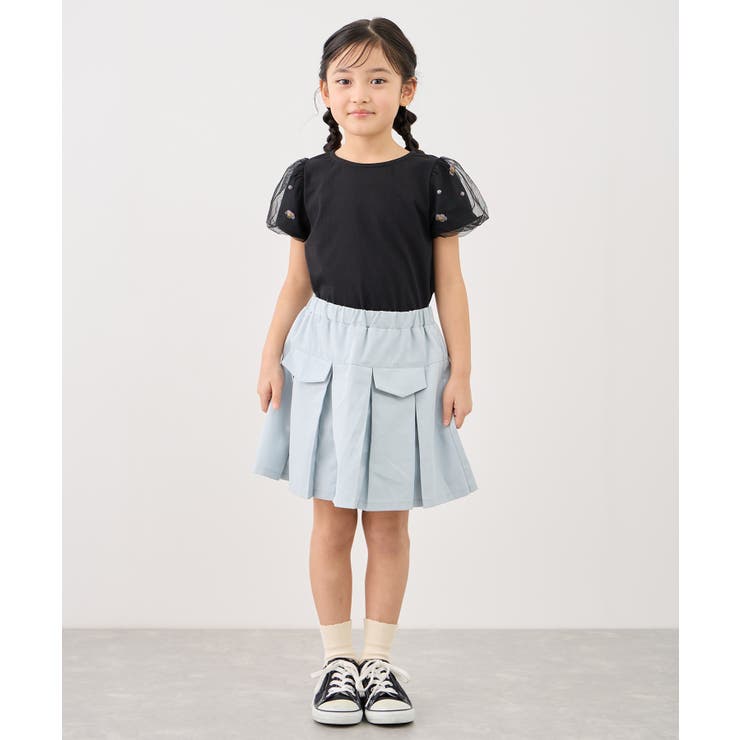 【KIDS/キッズ】フラワースリーブTシャツ/接触冷感 | ROPE' PICNIC【KIDS】 | 詳細画像4 