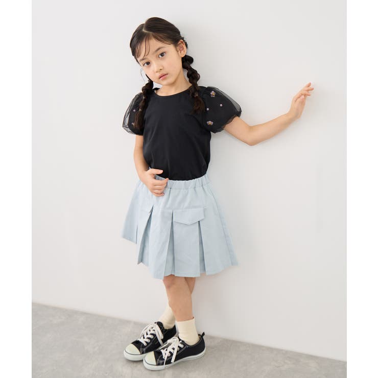 【KIDS/キッズ】フラワースリーブTシャツ/接触冷感 | ROPE' PICNIC【KIDS】 | 詳細画像9 
