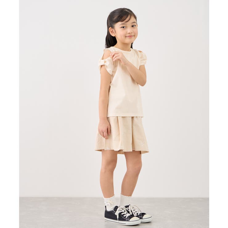 【KIDS/キッズ】肩あきリボンTシャツ/接触冷感 | ROPE' PICNIC【KIDS】 | 詳細画像10 