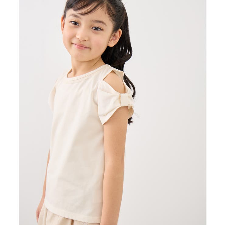 【KIDS/キッズ】肩あきリボンTシャツ/接触冷感 | ROPE' PICNIC【KIDS】 | 詳細画像11 