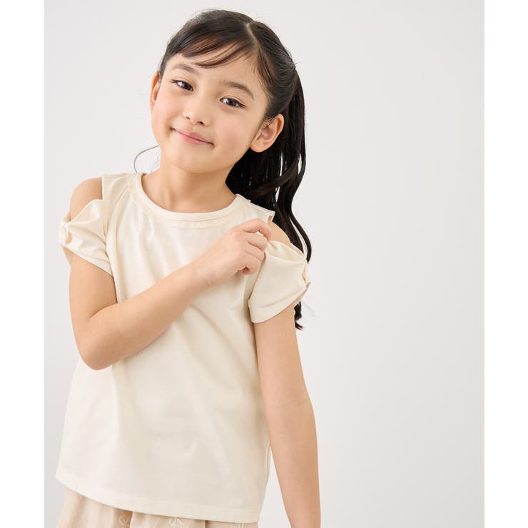 【KIDS/キッズ】肩あきリボンTシャツ/接触冷感 | ROPE' PICNIC【KIDS】 | 詳細画像12 