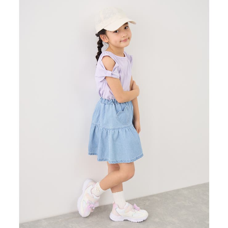 【KIDS/キッズ】肩あきリボンTシャツ/接触冷感 | ROPE' PICNIC【KIDS】 | 詳細画像17 