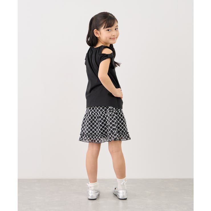 【KIDS/キッズ】肩あきリボンTシャツ/接触冷感 | ROPE' PICNIC【KIDS】 | 詳細画像4 