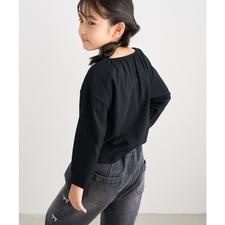 【KIDS/キッズ】ラインストーンリボンTシャツ | ROPE' PICNIC【KIDS】 | 詳細画像6 