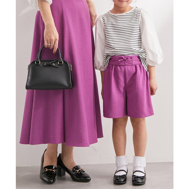 【KIDS】リンクコーデ/異素材袖ポンチトップス | ROPE' PICNIC【KIDS】 | 詳細画像6 