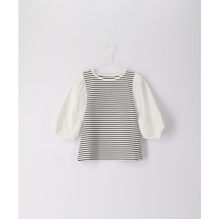 【KIDS】リンクコーデ/異素材袖ポンチトップス | ROPE' PICNIC【KIDS】 | 詳細画像9 