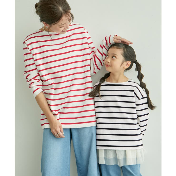 【KIDS】ボーダーカットトップス/リンクコーデ | ROPE' PICNIC【KIDS】 | 詳細画像7 