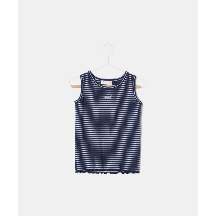 【KIDS】ミニロゴ刺繍入りボーダータンクトップ/リンクコーデ | ROPE' PICNIC【KIDS】 | 詳細画像10 