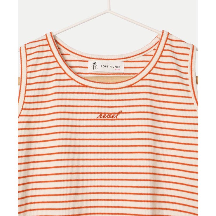 【KIDS】ミニロゴ刺繍入りボーダータンクトップ/リンクコーデ | ROPE' PICNIC【KIDS】 | 詳細画像13 