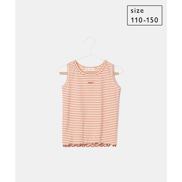 【KIDS】ミニロゴ刺繍入りボーダータンクトップ/リンクコーデ | ROPE' PICNIC【KIDS】 | 詳細画像24 