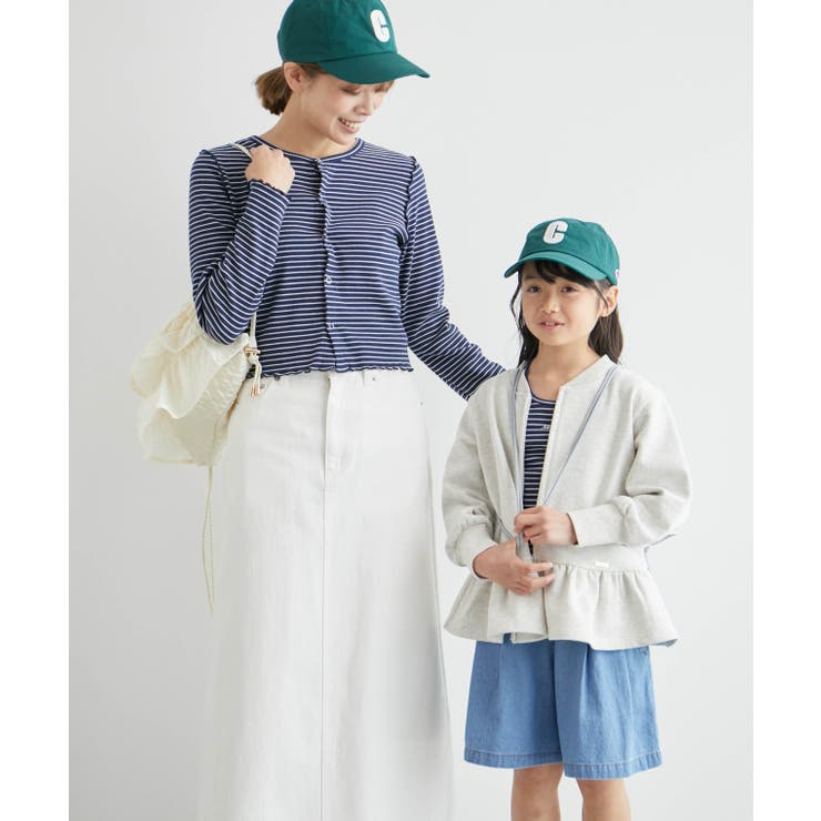 【KIDS】ミニロゴ刺繍入りボーダータンクトップ/リンクコーデ | ROPE' PICNIC【KIDS】 | 詳細画像6 