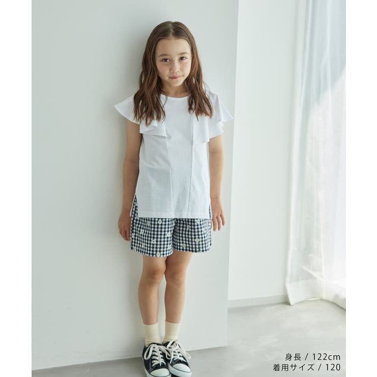 アシンメトリーカットデザイントップス リンクコーデ WEB限定サイズ110cm | ROPE' PICNIC【KIDS】 | 詳細画像4 