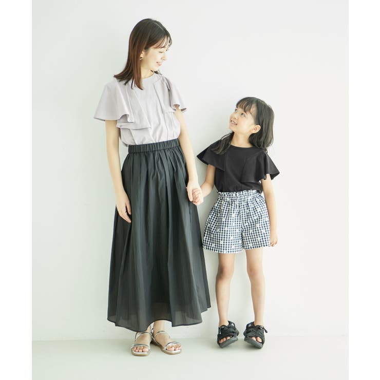 アシンメトリーカットデザイントップス リンクコーデ WEB限定サイズ110cm | ROPE' PICNIC【KIDS】 | 詳細画像7 