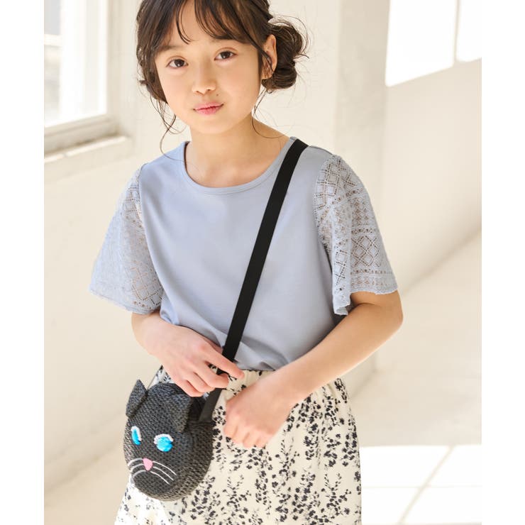 【KIDS キッズ】【UVカット 接触冷感】レースドッキングフレアスリーブトップ… | ROPE' PICNIC【KIDS】 | 詳細画像12 