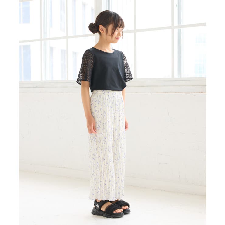 【KIDS キッズ】【UVカット 接触冷感】レースドッキングフレアスリーブトップ… | ROPE' PICNIC【KIDS】 | 詳細画像16 