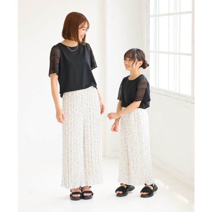 【KIDS キッズ】【UVカット 接触冷感】レースドッキングフレアスリーブトップ… | ROPE' PICNIC【KIDS】 | 詳細画像17 