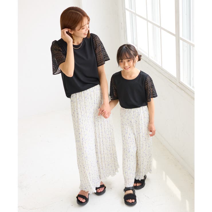【KIDS キッズ】【UVカット 接触冷感】レースドッキングフレアスリーブトップ… | ROPE' PICNIC【KIDS】 | 詳細画像19 