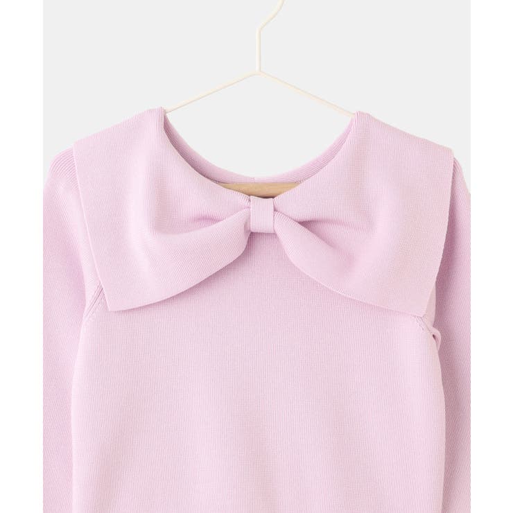 前後2WAYマシュマロニットリボンカラートップス イージーケア リンクコーデ | ROPE' PICNIC【KIDS】 | 詳細画像25 