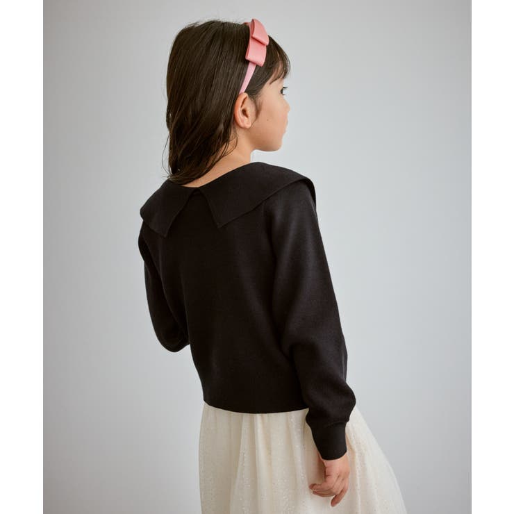 前後2WAYマシュマロニットリボンカラートップス イージーケア リンクコーデ | ROPE' PICNIC【KIDS】 | 詳細画像4 