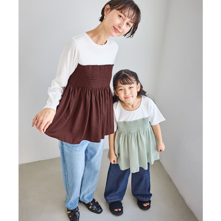 【KIDS/キッズ】シャーリングドッキングトップス/リンクコーデ | ROPE' PICNIC【KIDS】 | 詳細画像21 