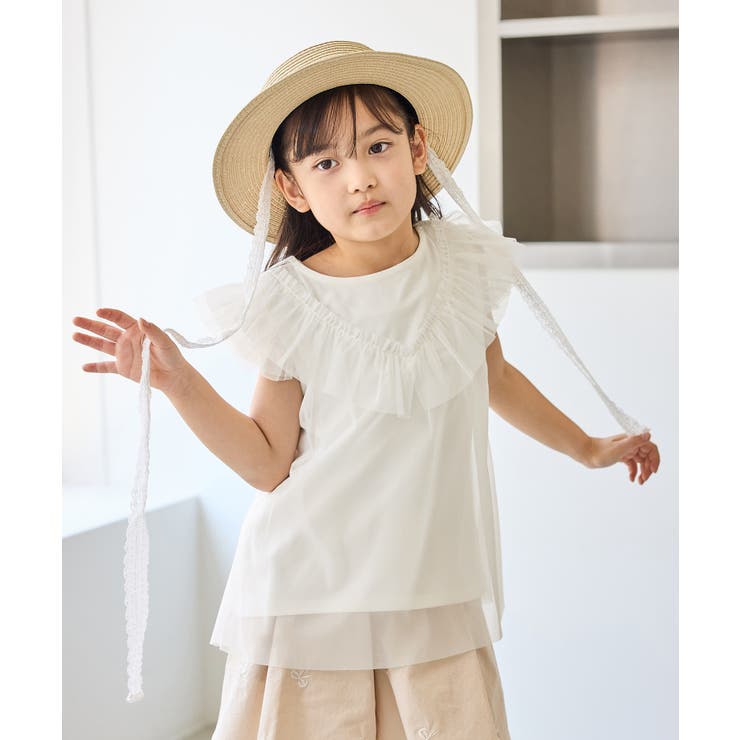 【KIDS/キッズ】チュールフリルトップス/リンクコーデ | ROPE' PICNIC【KIDS】 | 詳細画像14 