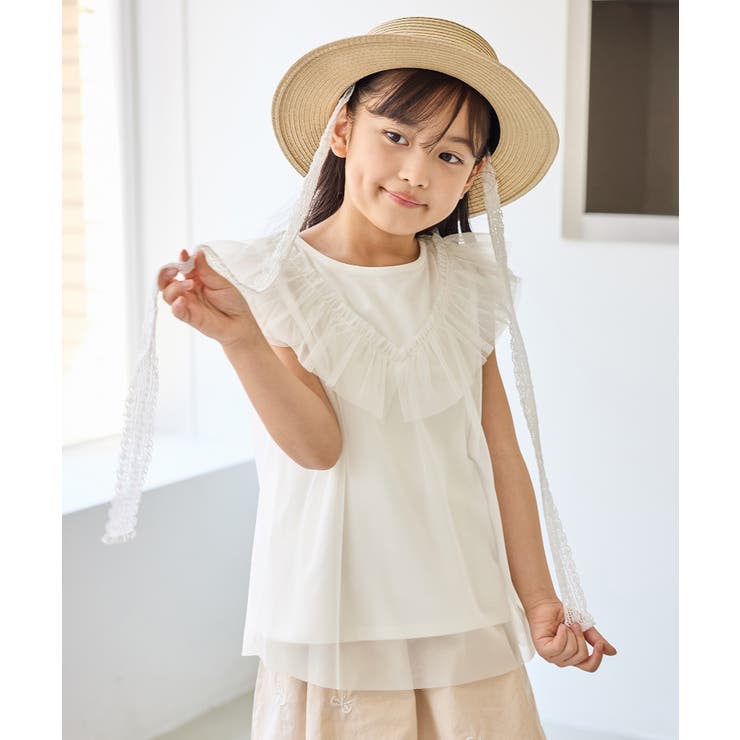 【KIDS/キッズ】チュールフリルトップス/リンクコーデ | ROPE' PICNIC【KIDS】 | 詳細画像15 