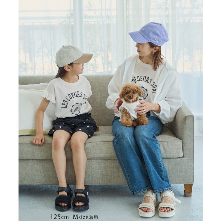 【KIDS/キッズ】カレッジロゴプリントピグメントTシャツ/リンクコーデ | ROPE' PICNIC【KIDS】 | 詳細画像11 