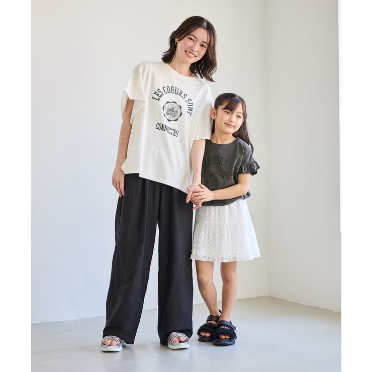 【KIDS/キッズ】カレッジロゴプリントピグメントTシャツ/リンクコーデ | ROPE' PICNIC【KIDS】 | 詳細画像4 