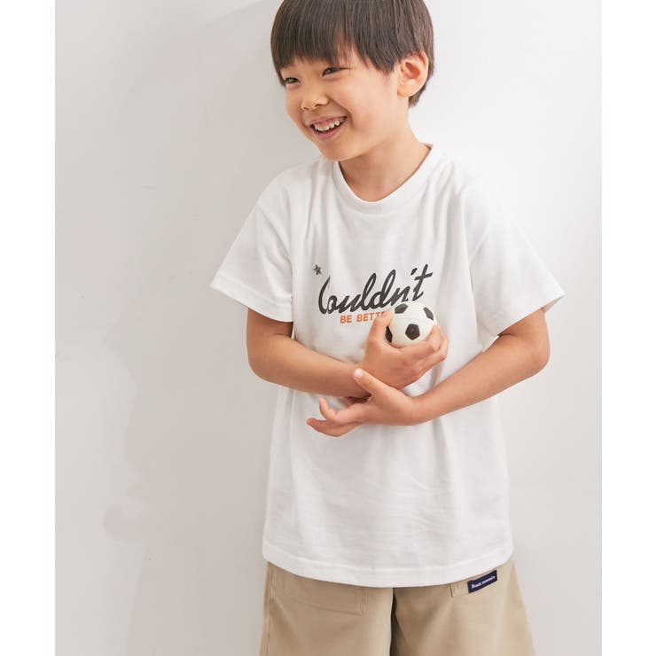 BOYS 男女リンクスタッズ付きロゴTee | ROPE' PICNIC【KIDS】 | 詳細画像1 