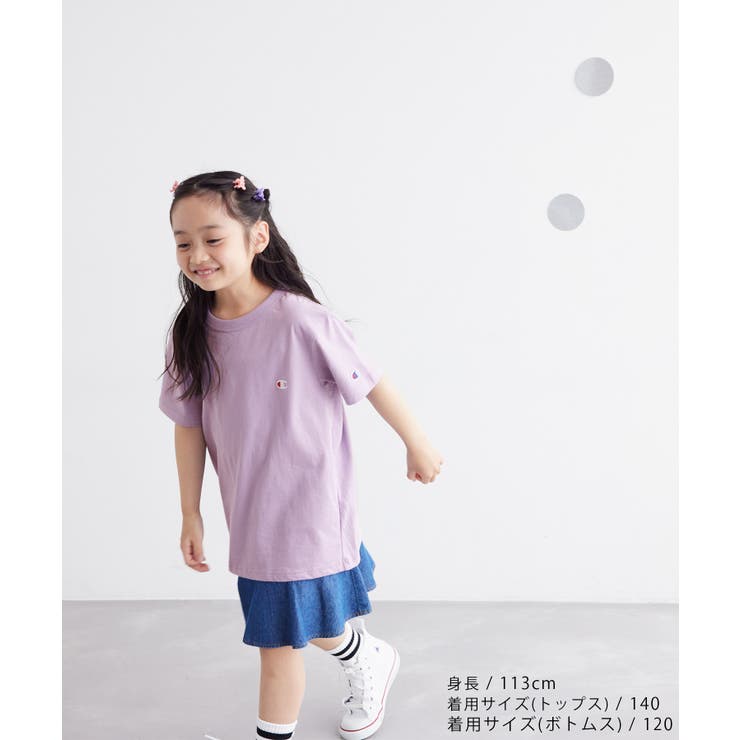 KIDS】【Champion/チャンピオン】ベーシック半袖Tシャツ[品番