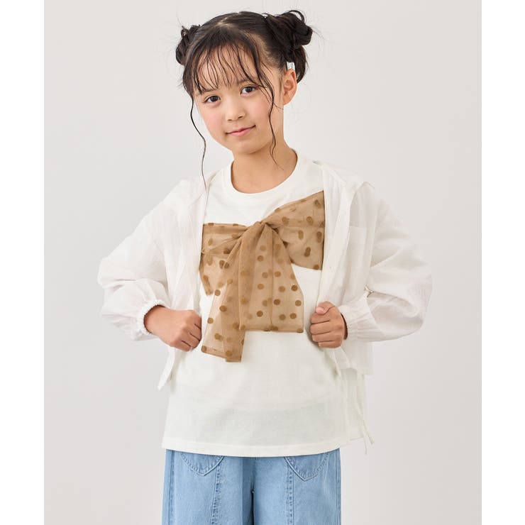 【KIDS/キッズ】ビッグリボンTシャツ | ROPE' PICNIC【KIDS】 | 詳細画像7 