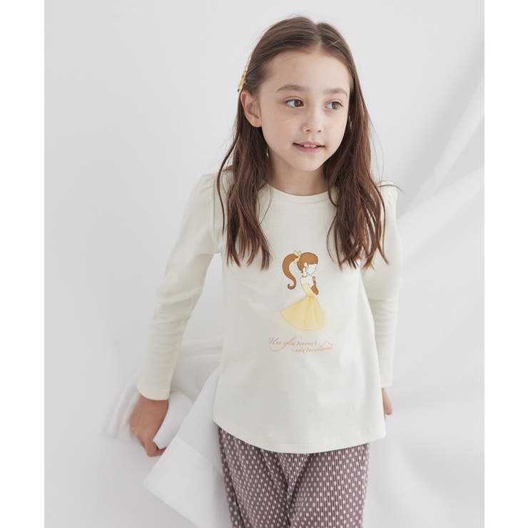 ホワイト系(12) | 【KIDS】モチーフアソートロングTシャツ | ROPE' PICNIC【KIDS】