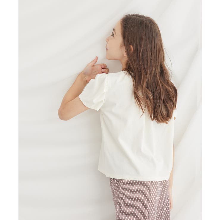 【KIDS】タックスリーブレースアップTシャツ 冷感 WEB限定サイズ:110c… | ROPE' PICNIC【KIDS】 | 詳細画像8 