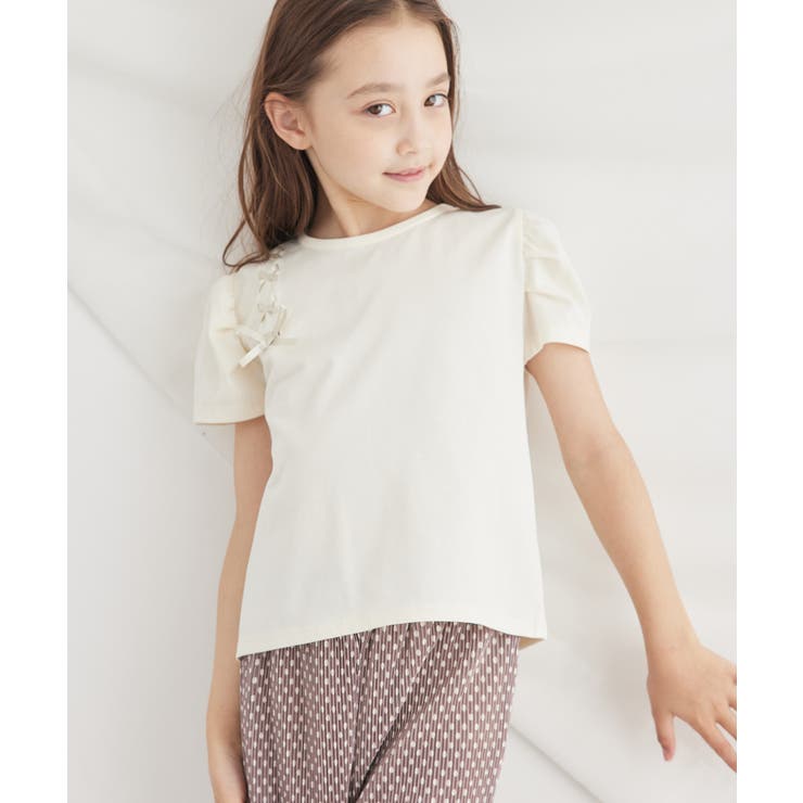 【KIDS】タックスリーブレースアップTシャツ 冷感 WEB限定サイズ:110c… | ROPE' PICNIC【KIDS】 | 詳細画像9 