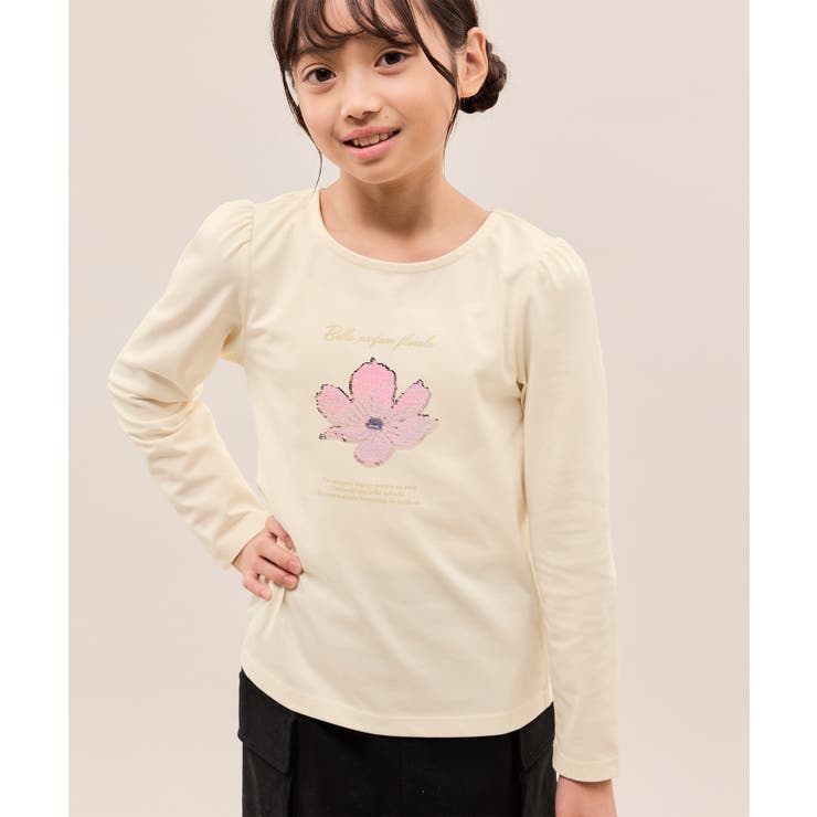 【KIDS/キッズ】【吸水速乾】フラワースパンコールトップス | ROPE' PICNIC【KIDS】 | 詳細画像7 