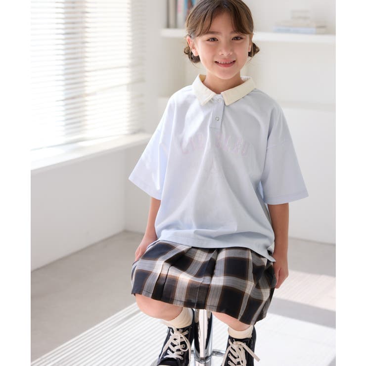 【接触冷感・吸水速乾】【UNISEX】衿付きカレッジトップス | ROPE' PICNIC【KIDS】 | 詳細画像5 