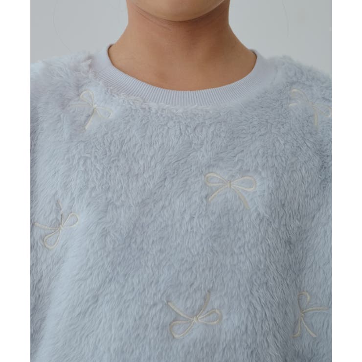 【KIDS/キッズ】リボン刺繍ボアプルオーバー | ROPE' PICNIC【KIDS】 | 詳細画像12 