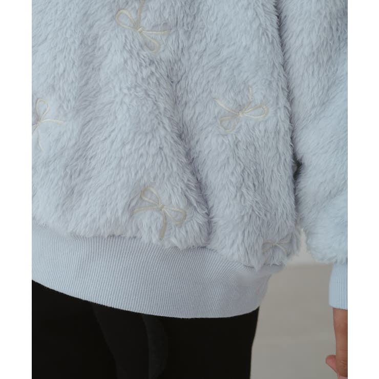 【KIDS/キッズ】リボン刺繍ボアプルオーバー | ROPE' PICNIC【KIDS】 | 詳細画像14 