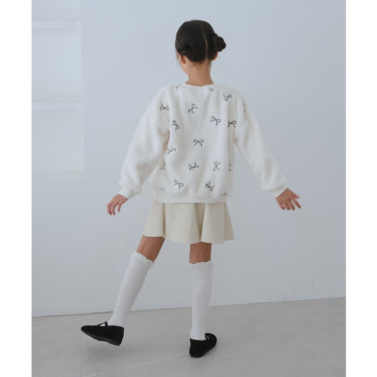 【KIDS/キッズ】リボン刺繍ボアプルオーバー | ROPE' PICNIC【KIDS】 | 詳細画像4 