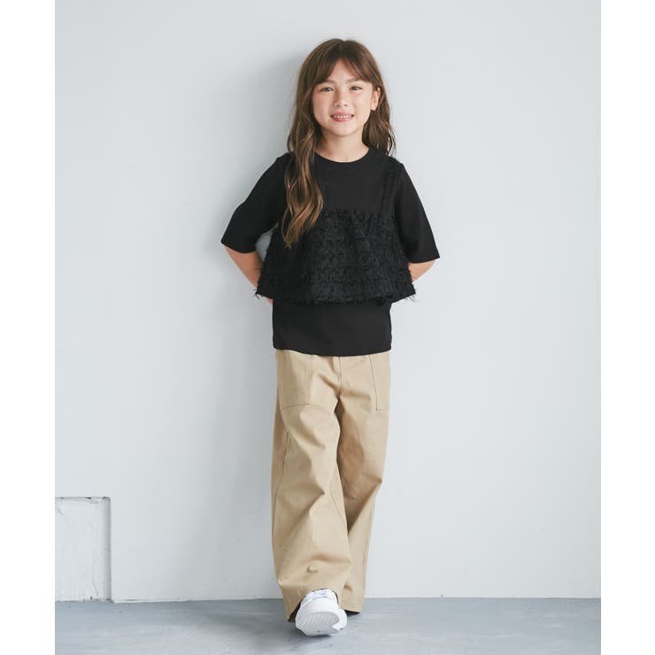 【KIDS/キッズ】ビスチェドッキングカットソー | ROPE' PICNIC【KIDS】 | 詳細画像3 